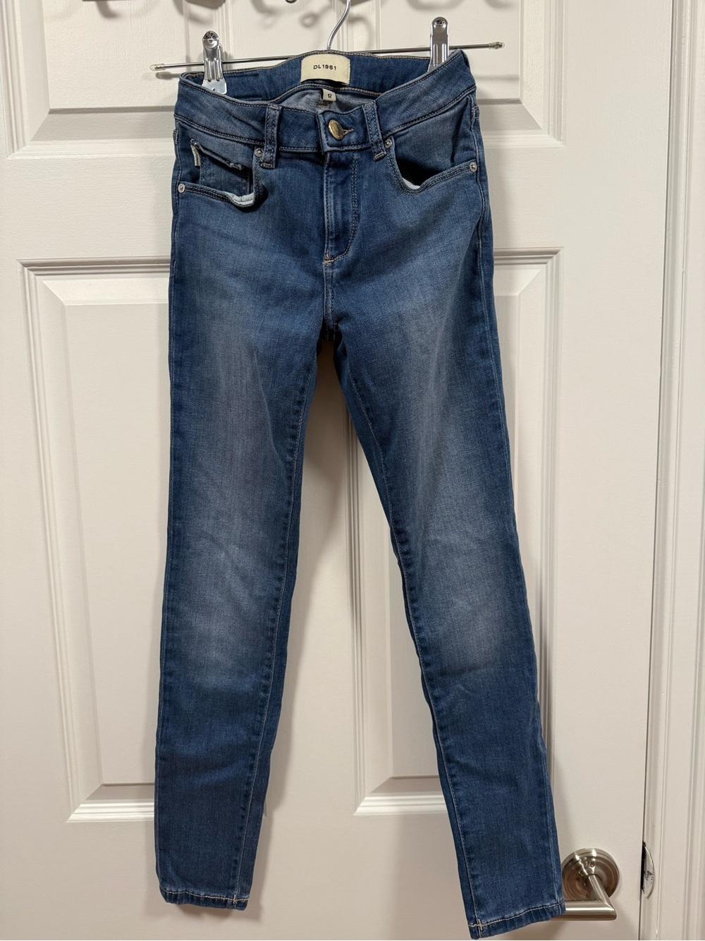 DL 1961 Girls Blue Slim Fit Jeans